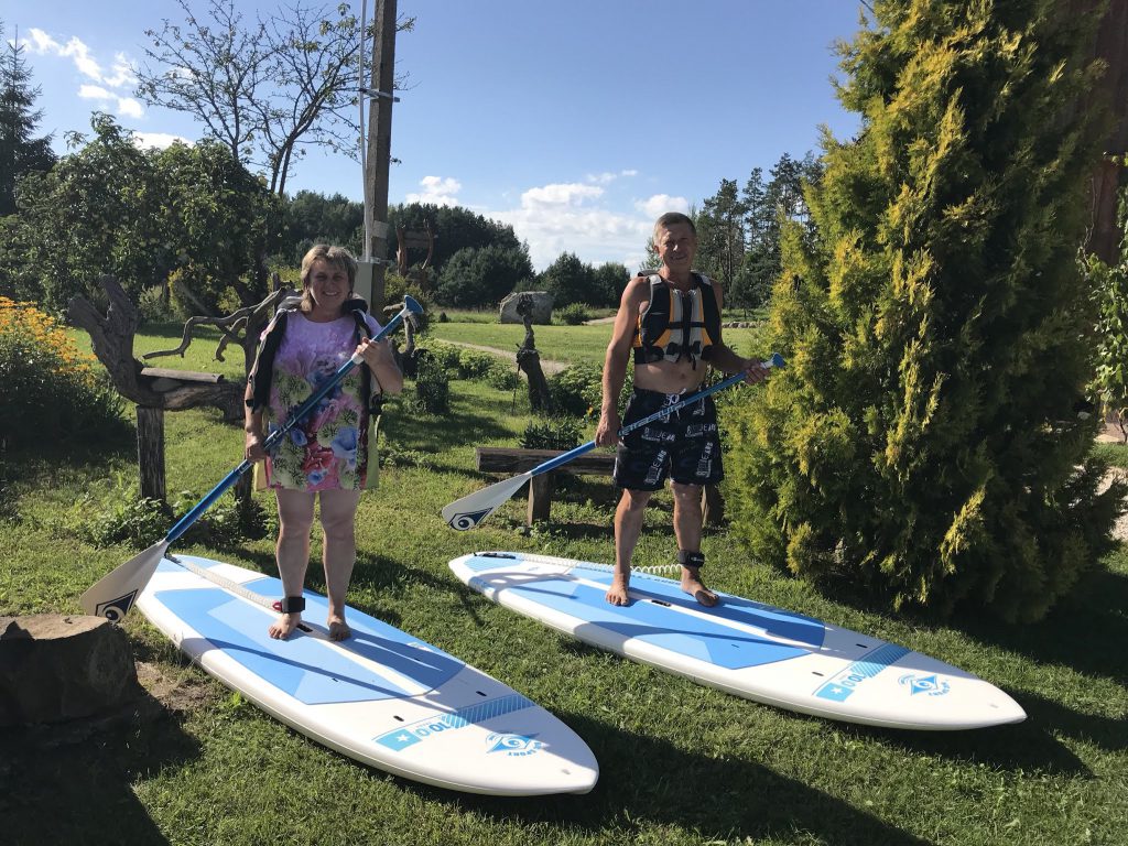 Irklentės (SUP) nuoma prie Arino ežero sodyboje